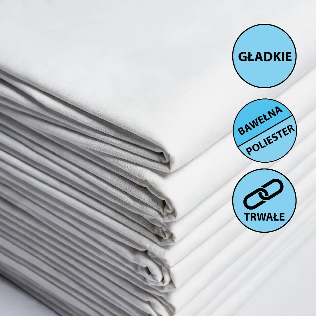 Prześcieradła hotelowe Montana MVS - płótno, gładkie (160/300 cm)